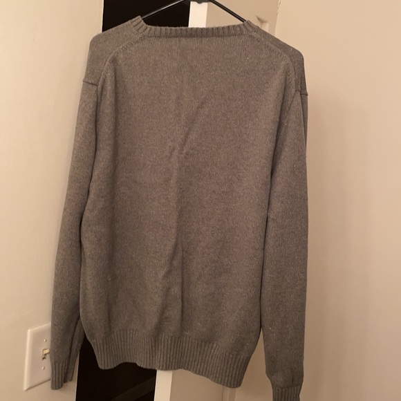 XXL gray Ralph Lauren Polo pull over sweater. Fits like a L or smaller XL. - Picture 3 of 3